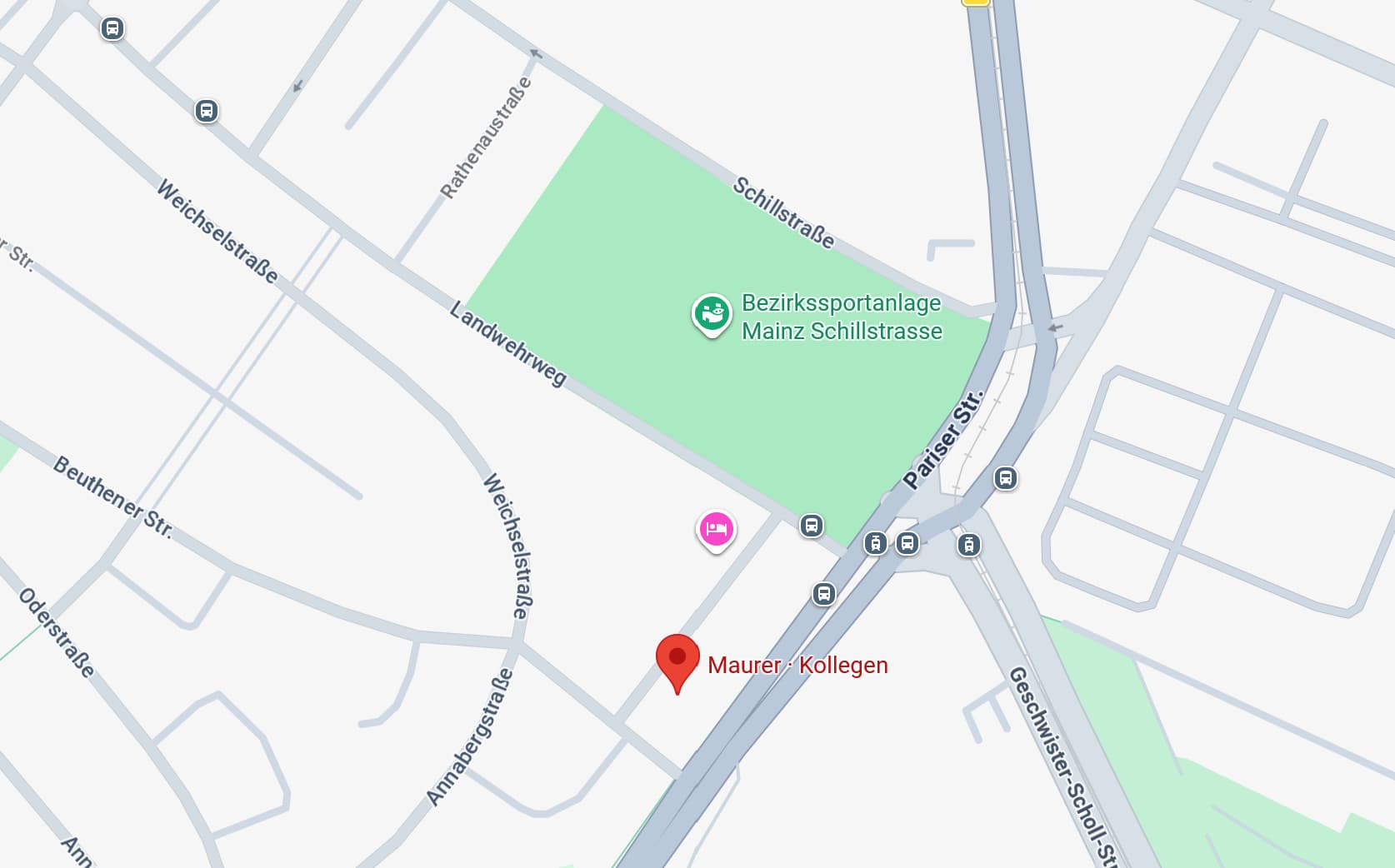 Standort MAURER · KOLLEGEN, Gleiwitzer Straße 5a, 55131 Mainz